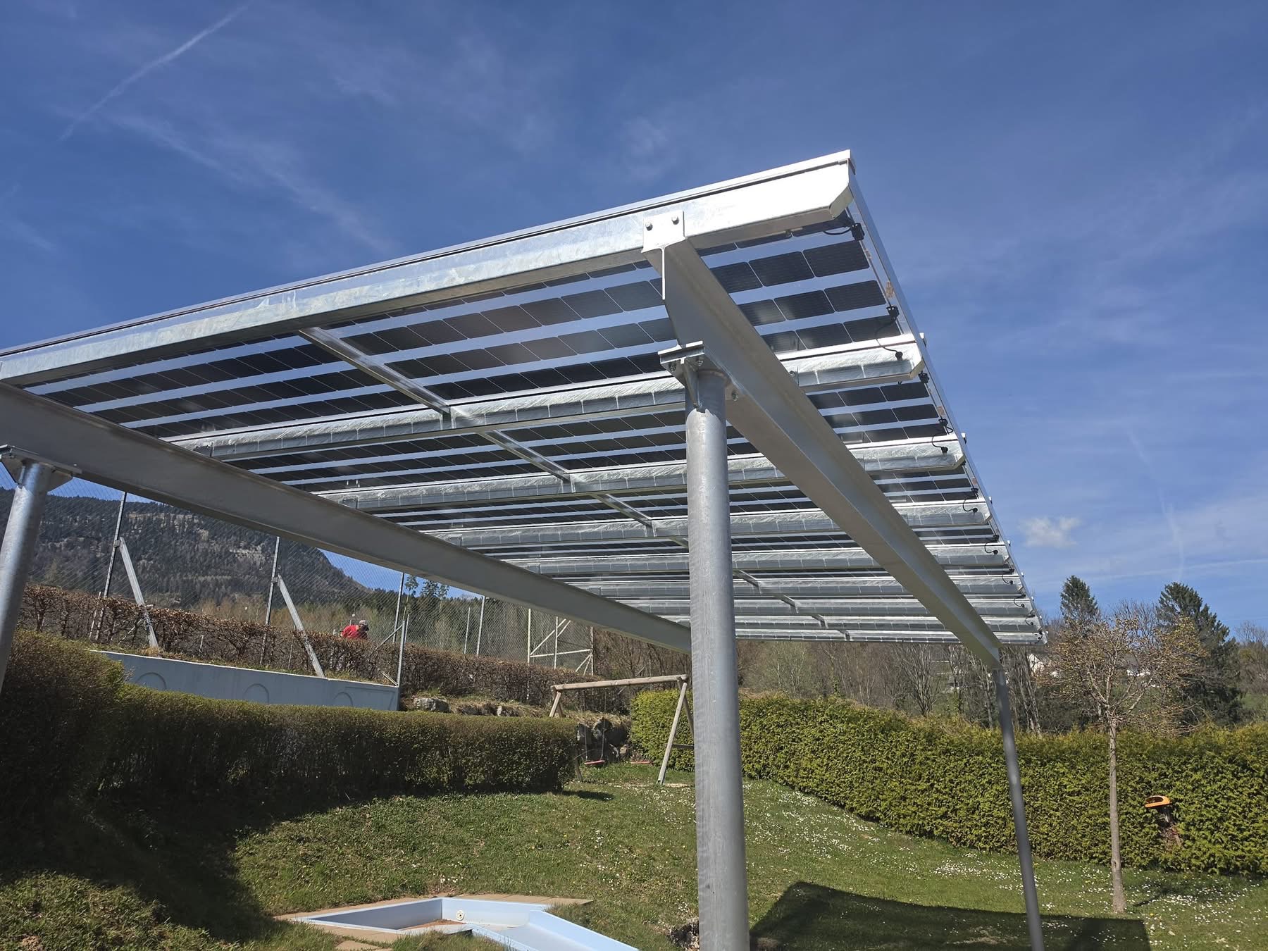 Referenzprojekt Photovoltaik Schwimmbad – Elektrotechnik Schöcklland